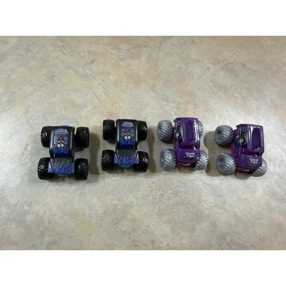 Monster Jam Mini 1:87 Lot of 4 Son-Uva Digger Great Clips Mohawk Warrior